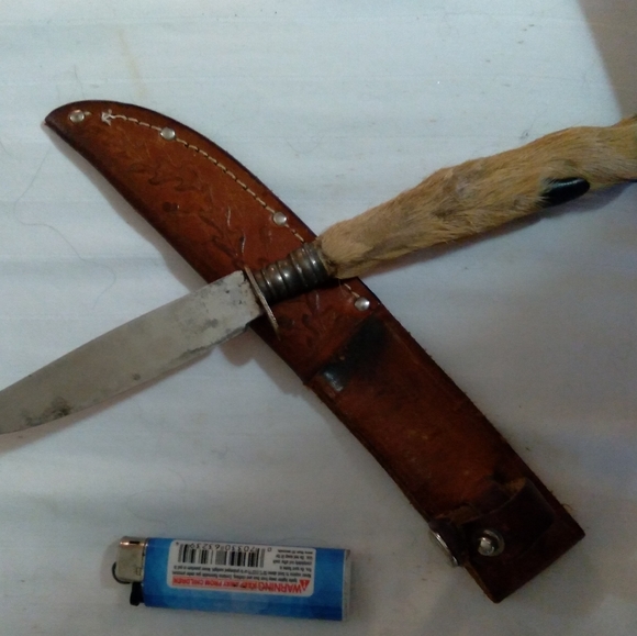 Antique Solingen Knife Stillborn Baby Deer Hoof - Picture 8 of 8